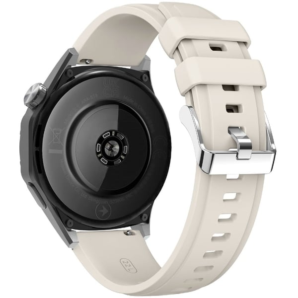 KALEBOL 22mm Silicone Watch Strap Samsung Galaxy Watch3 45mm / Huawei Watch GT 5 46mm / GT 5 Pro 46mm Wrist Band - Starlight