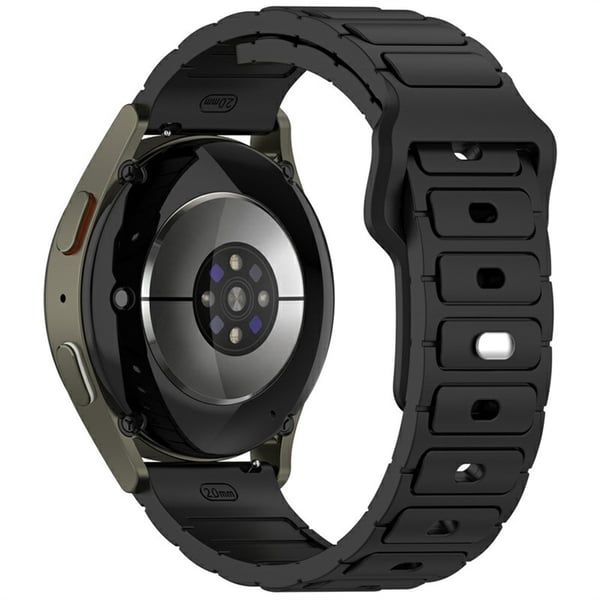 KALEBOL 22mm Silicone Watch Strap Samsung Galaxy Watch3 45mm / Huawei Watch GT 5 46mm / GT 5 Pro 46mm I-Shaped Band - Black KALEBOL 22mm Silicone Watch Strap Samsung Galaxy Watch3 45mm / Huawei Watch GT 5 46mm / GT 5 Pro 46mm I-Shaped Band - Black