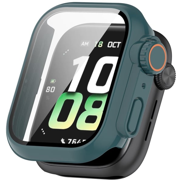 Honor Watch 5 Scratch Resistant Tempered Glass Integrated Watch Case Full Coverage Protector - Green