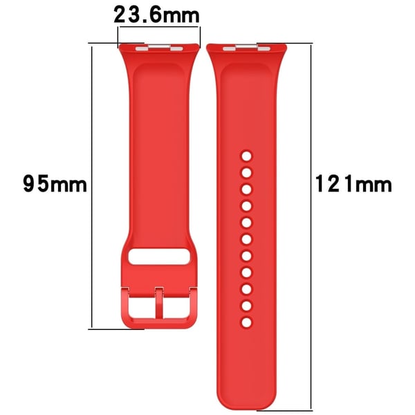 Silikonerem Xiaomi Redmi Watch 5 Justerbar urrem med farvet spænde - Elfenbenshvid