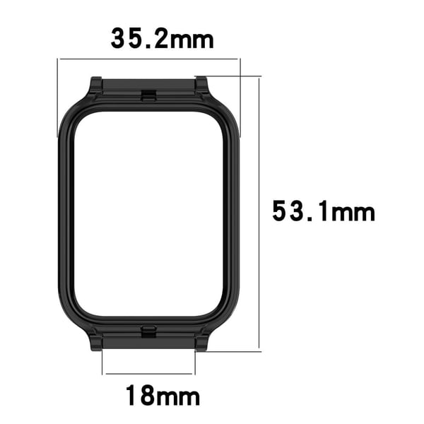 Xiaomi Smart Band 9 Pro Watch Case Semi-Enclosed Scratch Resistant Protective Cover - White
