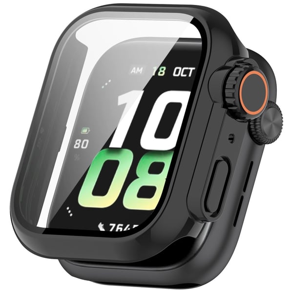 Honor Watch 5 ridsefast hærdet glas integreret urkasse med fuld dækning - Sort