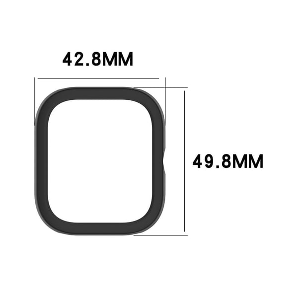 Watch Case Xiaomi Redmi Watch 5 eSIM / Watch 5 / Watch 4 Semi-Enclosed Hollow Scratch Resistant Protective Cover - Starlight