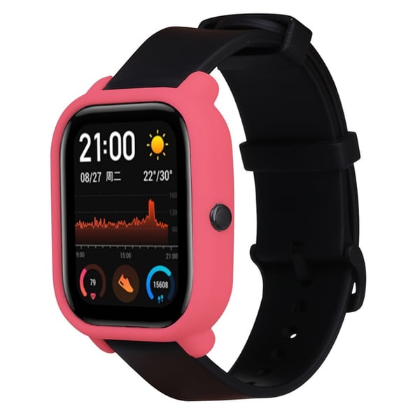 Huami Amazfit GTS Silicone Protective Case Slim Fit Durable Cover - Pink