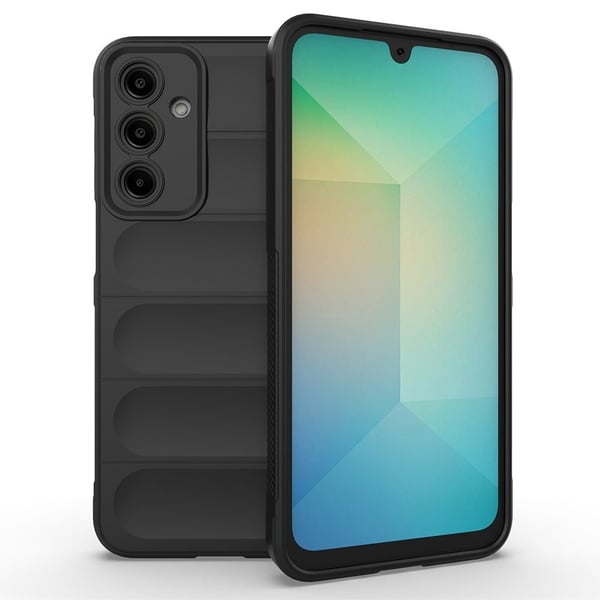 Blødt grebsformet Samsung Galaxy A56 cover - Sort