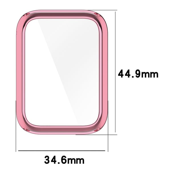 Xiaomi Smart Band 9 Pro Watch Case All-Around Fleksibelt galvaniserende beskyttelsesdeksel - Svart