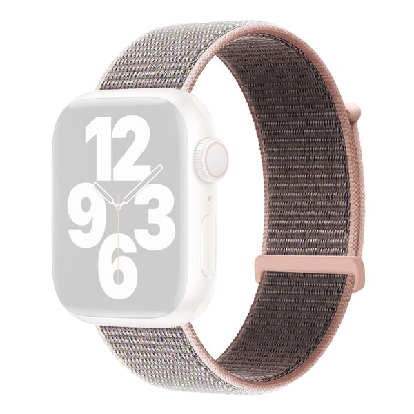 KALEBOL Nylon-klokkearmbånd Apple Watch Series 10 42 mm håndleddsrem - Rosa