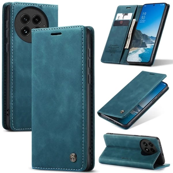 CaseMe OnePlus 13 vintage-etui - Blå