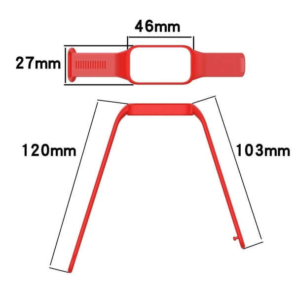 Silicone Band with Case Xiaomi Smart Band 9 Active / Redmi Band 3 Smartwatch Replacement Strap - Cyan