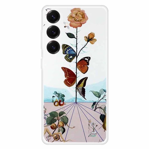 Vibe Samsung Galaxy S25 Plus deksel - Sommerfuglblomst
