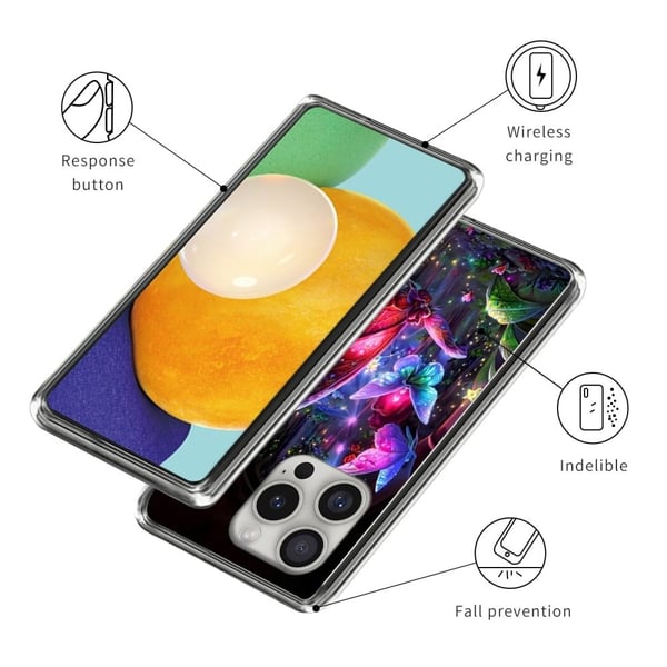 Vibe iPhone 16 Pro Max deksel - Drømme Sommerfugl