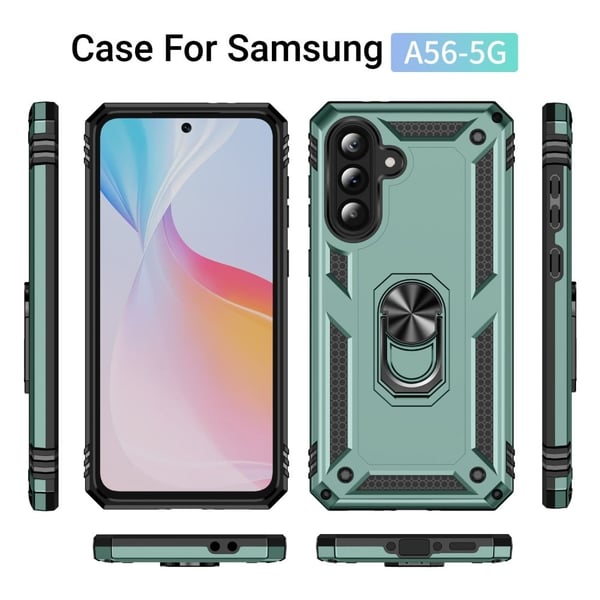 Bofink Combat Samsung Galaxy A56 deksel - Svartgrønn