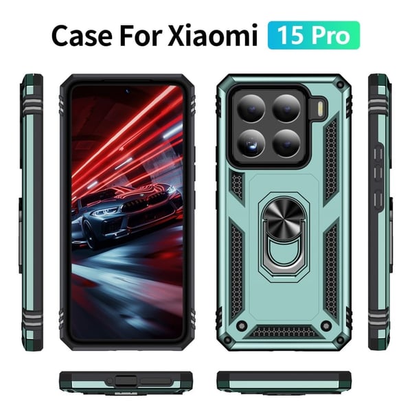 Bofink Combat Xiaomi 15 Pro cover - Sortliggrøn