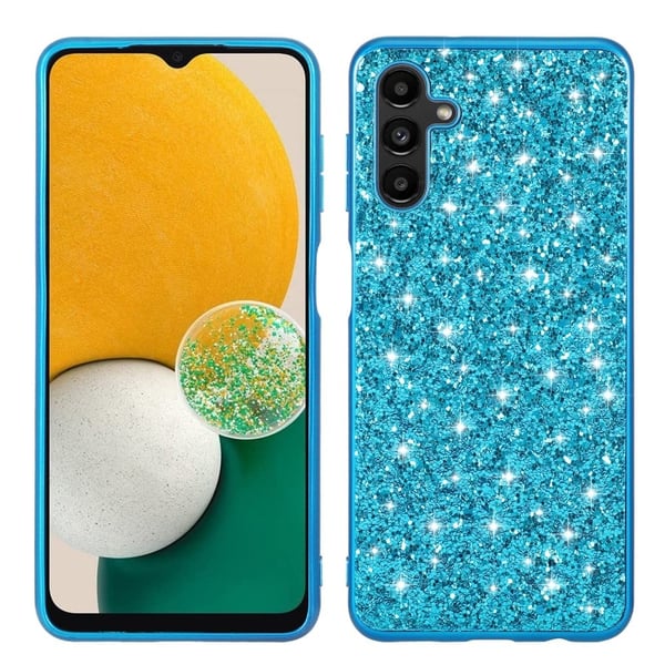 Glitter Samsung Galaxy A36 deksel - Blå Glitter Samsung Galaxy A36 deksel - Blå
