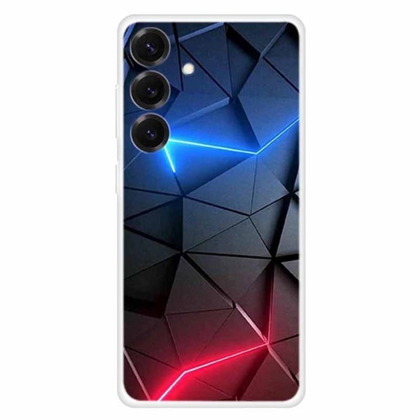 Vibe Samsung Galaxy S25 Plus -kansi - Punainen + Sininen