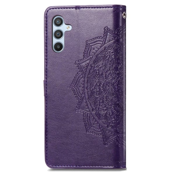 Mandala Samsung Galaxy A56 læderetui - Lilla