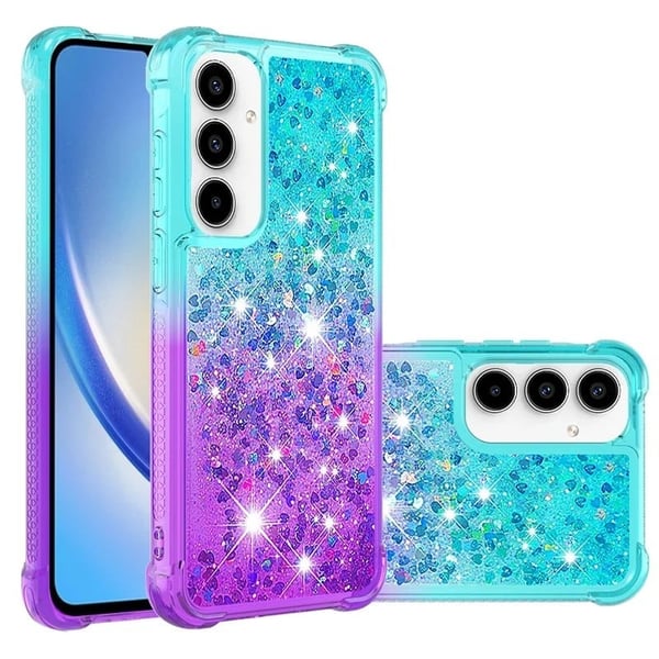 Princess Samsung Galaxy A36 cover - Himmelblå + Lilla