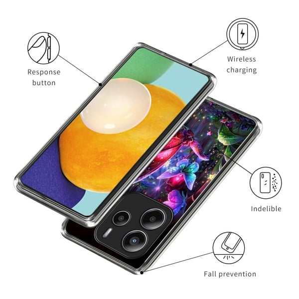 Vibe Xiaomi Redmi Note 14 5G deksel - Drømme Sommerfugl