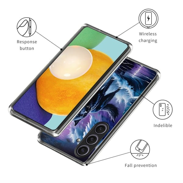 Vibe Samsung Galaxy S25 deksel - Ulv Totem