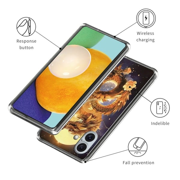 Vibe iPhone 16 cover - Gylden Drage