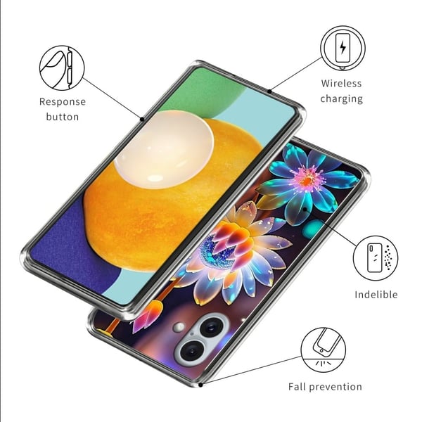 Vibe iPhone 16 Plus deksel - Fargerike Blomster