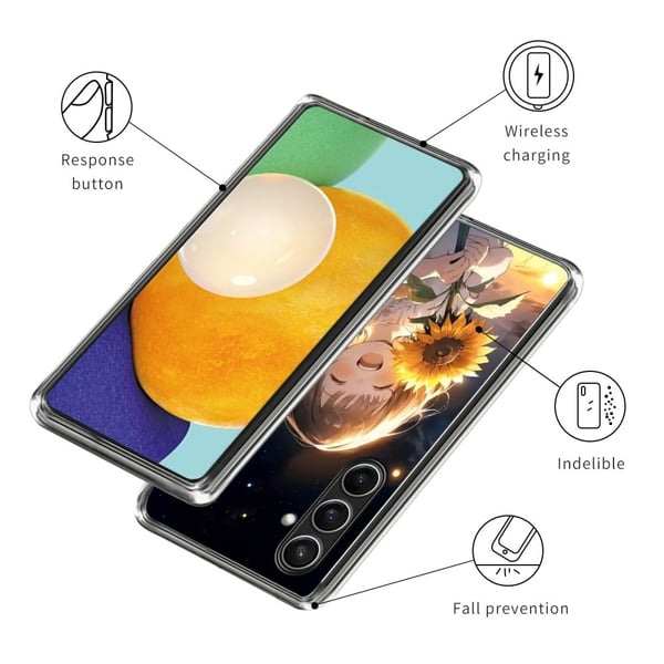 Vibe Samsung Galaxy S24 FE deksel - Solsikke Jente