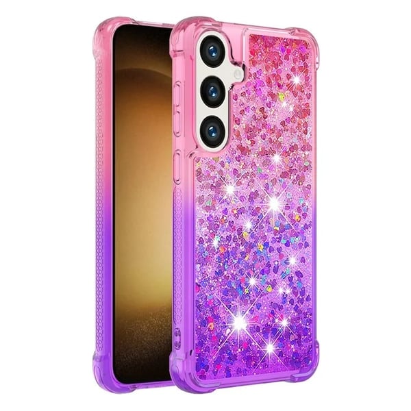Princess Samsung Galaxy S24 / Samsung Galaxy S25 deksel - Rosa + Lilla