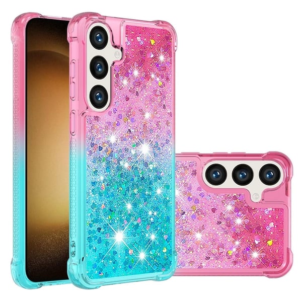 Princess Samsung Galaxy S24 / Samsung Galaxy S25 deksel - Rosa + Himmelblå