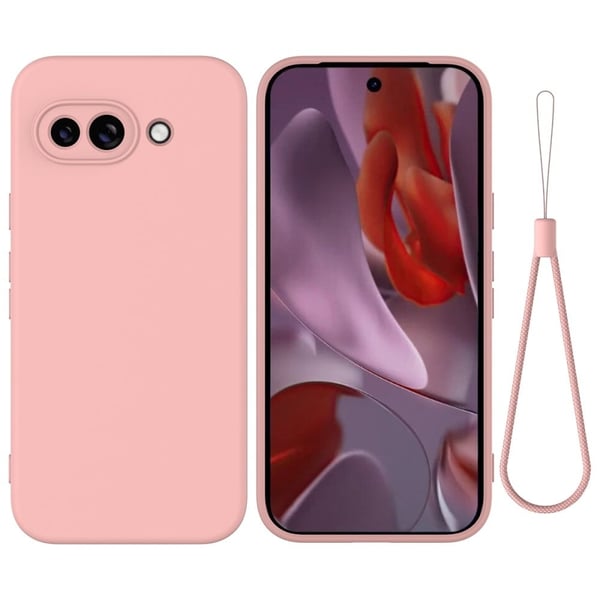 Matta nestesilikoninen kuori Google Pixel 9a - Pinkki