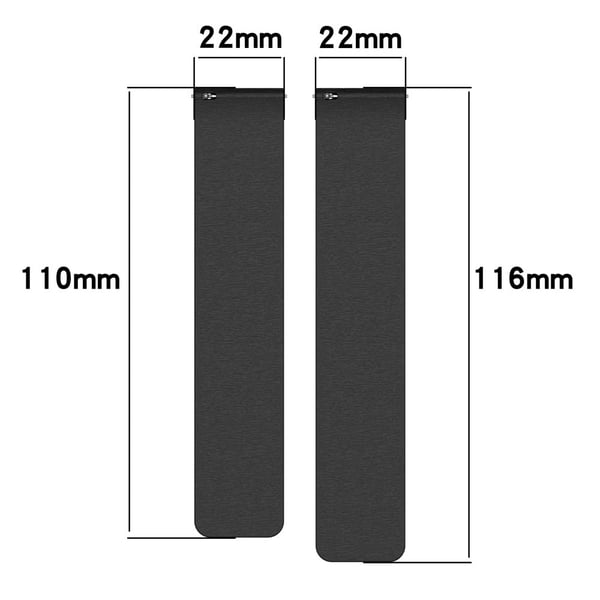 22mm Watch Band Huawei Watch GT 5 46mm Magnetic Silicone Strap - Starlight / Orange