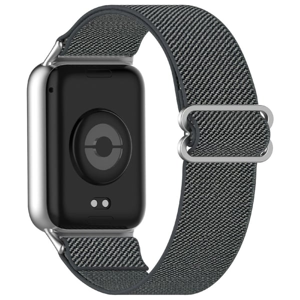 Korvaava hihna Xiaomi Smart Band 9 Pro / 8 Pro / Redmi Watch 5 / 4 säädettävä elastinen nailon kellonauha - Tummanharmaa Korvaava hihna Xiaomi Smart Band 9 Pro / 8 Pro / Redmi Watch 5 / 4 säädettävä elastinen nailon kellonauha - Tummanharmaa