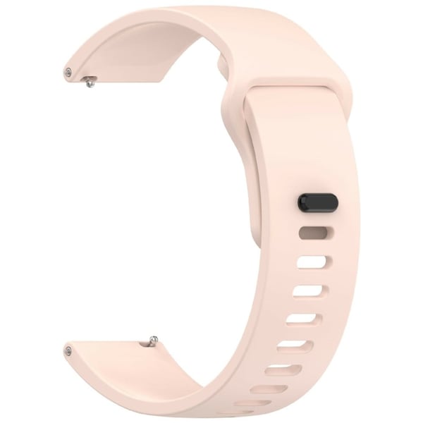 22mm Silikone Urrem Samsung Huawei Garmin Xiaomi Universal Håndledsrem - Lyserød