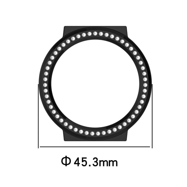 Huawei Watch GT 5 Pro 42mm Bump Resistant Case Rhinestone Decor Smartwatch Protective Deksel - Transparent