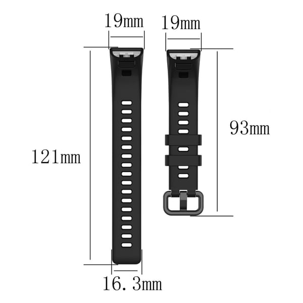 Huawei Band 4 Pro TER-B29S / 3 Pro Replacement Strap Adjustable Silicone Watch Band (Free Size) - Cyan