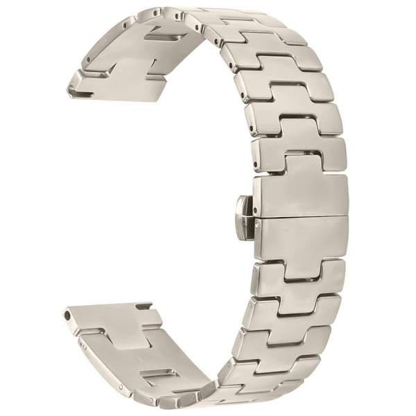 Huawei Watch 4 / 4 Pro Replacement Strap H Type Metal Watch Band - Starlight