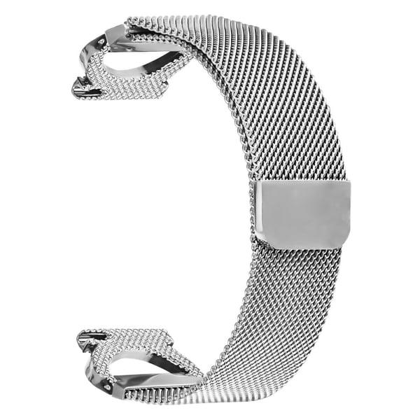 Verizon Gizmo Watch 1 Replacement Strap Milanese Silver Metal Watch Band Rhinestone Decor