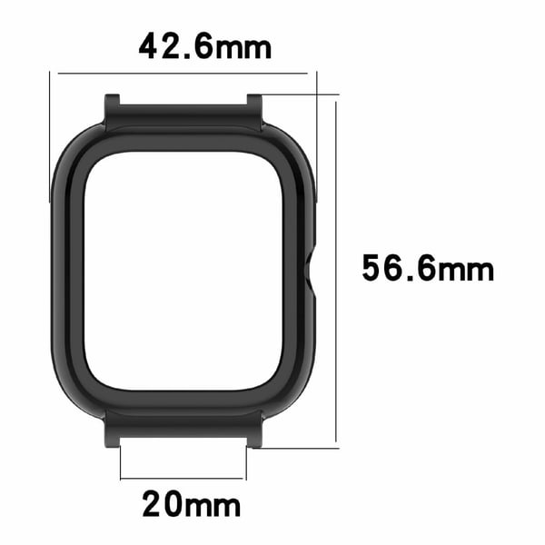 vivo Watch GT / iQOO Watch GT Protective Case Anti-Drop Bump Resistant Watch Frame - Transparent
