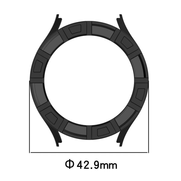 Samsung Galaxy Watch7 40mm Watch Case Hollow Armor Soft Flexible Watch Frame - Starlight