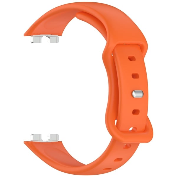Silicone Watch Strap Huawei Band 10 Butterfly Buckle Adjustable Replacement Band - Dark Blue