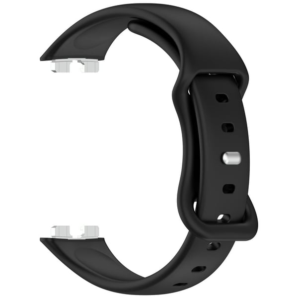 Silikoneurrem Huawei Band 10 Butterfly Buckle Justerbar udskiftningsrem - Sort