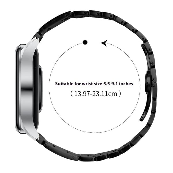 Huawei Watch Buds Replacement Strap H Type Metal Watch Band - Starlight