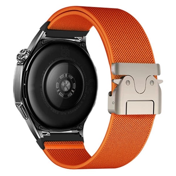 20mm kellonauha Huawei Watch GT 3 42mm Elastinen Nylon punottu hihna - Oranssi 20mm kellonauha Huawei Watch GT 3 42mm Elastinen Nylon punottu hihna - Oranssi