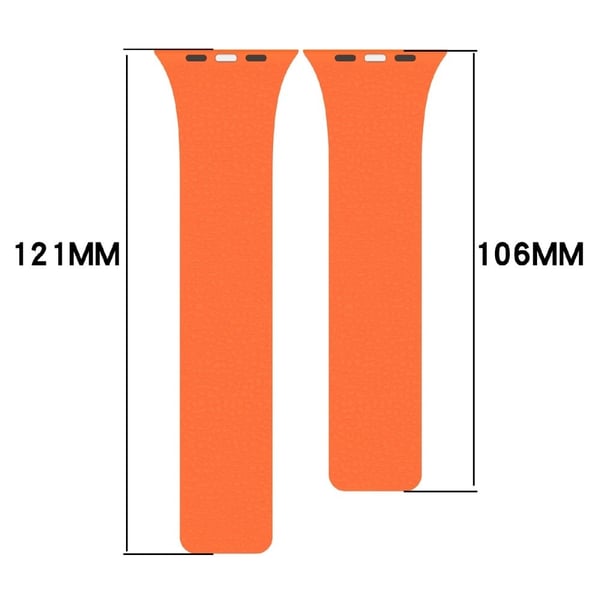 Soft Watch Strap Apple Watch Series 41mm - 40mm - 38mm Silicone Magnetic Band - Fluorescent Green