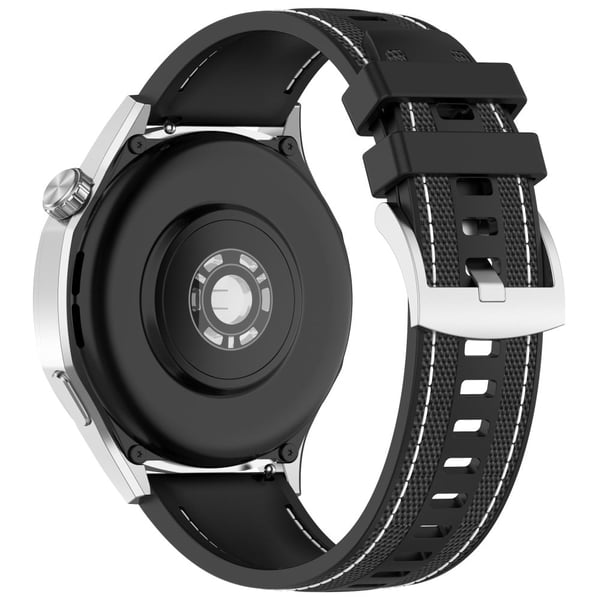 Huawei Watch GT 5 46mm Replacement Strap 22mm Nylon Silicone Hybrid Watchband - Green