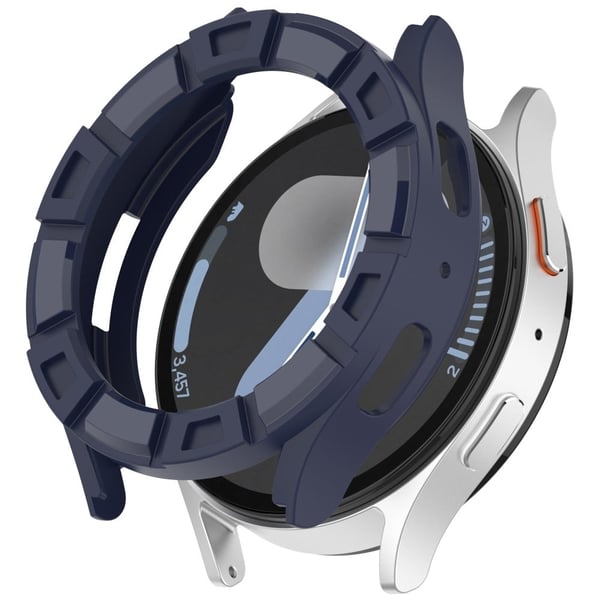 Samsung Galaxy Watch7 44mm Flexible Protective Case Hollow Design Shockproof Watch Deksel - Starlight Samsung Galaxy Watch7 44mm Flexible Protective Case Hollow Design Shockproof Watch Deksel - Starlight