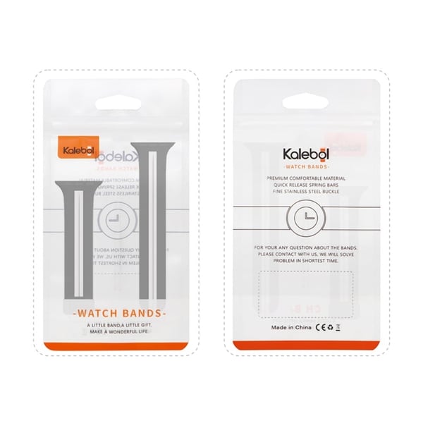 KALEBOL Stripete magnetisk silikonrem Apple Watch Series 41mm - 40mm - 38mm klokkerem - Midnattsblå + Svart