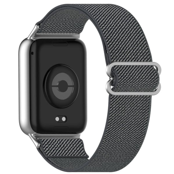 Smart klockarmband Xiaomi Redmi Watch 5 4 / Xiaomi Smart Band 9 Pro / 8 Pro Nylon Elastisk Flätad Rem - Mörkgrå Smart klockarmband Xiaomi Redmi Watch 5 4 / Xiaomi Smart Band 9 Pro / 8 Pro Nylon Elastisk Flätad Rem - Mörkgrå