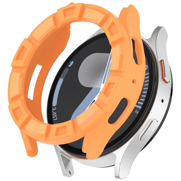 Samsung Galaxy Watch7 40mm Flexible Protective Case Hollow Design Shockproof Watch Deksel - Starlight