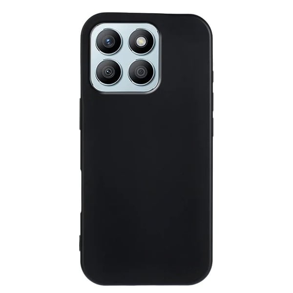 Honor X8c 4G / Honor X8b 4G Fleksibelt deksel Mykt matt anti-fingeravtrykk telefon bakdeksel - Svart
