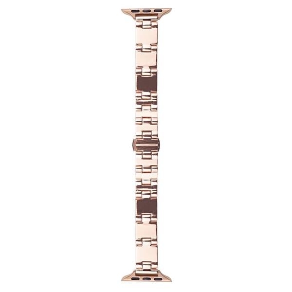 Armbånd Apple Watch Series 41 mm - 40 mm - 38 mm speilblank sinklegeringsrem - Rose Gull